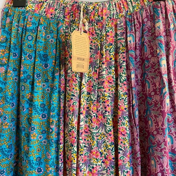 NATURAL LIFE Colorful Floral Maxi Skirt - Picture 5 of 8